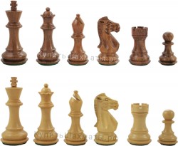 Фигуры деревянные шахматные "Prochess" с утяжелителем
